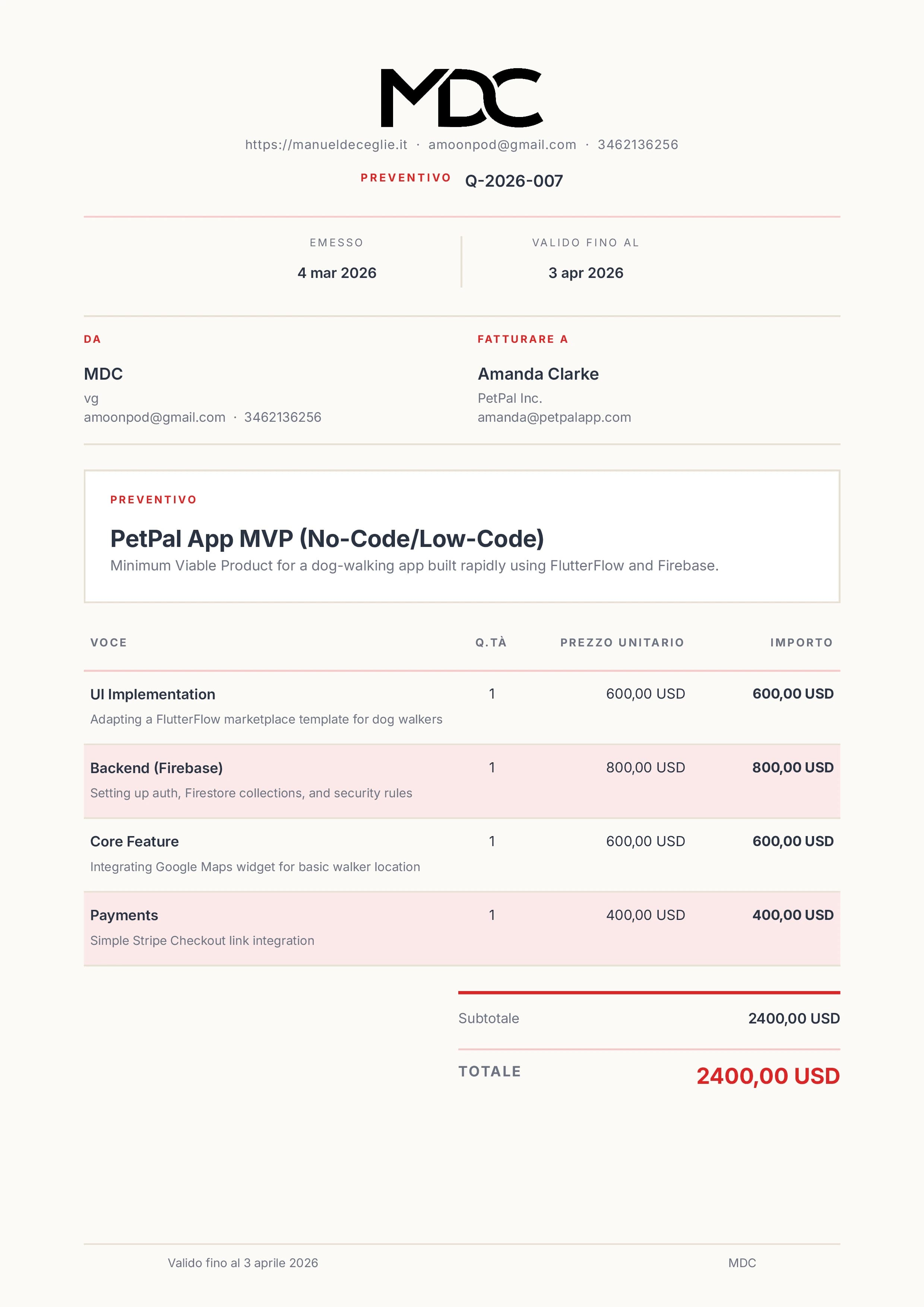 Soft template preview